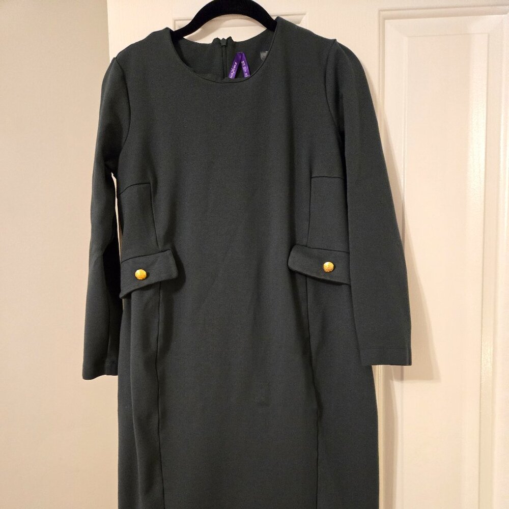 Womens Maternity Size 6 Seraphine Size 6 Dark Green Dress